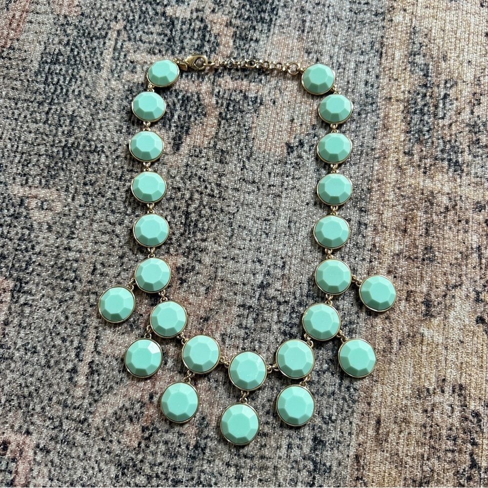 Banana Republic Teal Turquoise Bead Necklace
